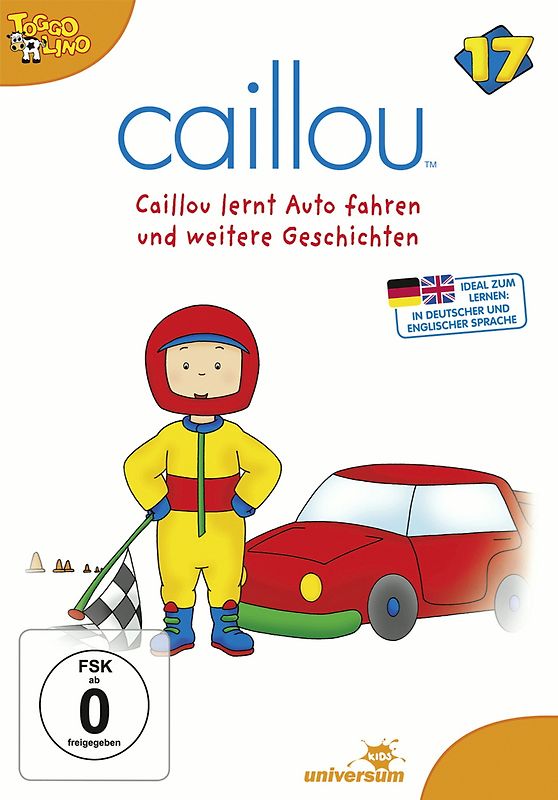 Caillou 17 - Caillou lernt Auto fahren und weitere Geschichten DVD