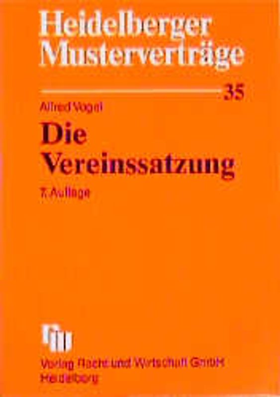 Die Vereinssatzung