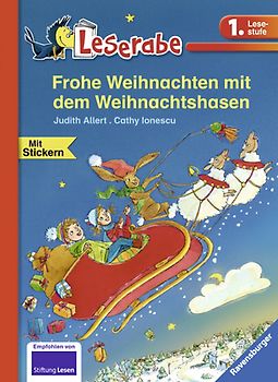 Frohe Weihnachten mit dem Weihnachtshasen