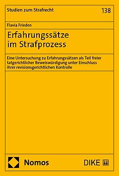 Erfahrungssätze im Strafprozess