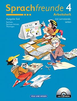 Sprachfreunde - Ausgabe Süd 2004 (Sachsen, Sachsen-Anhalt, Thüringen) / 4. Schuljahr - Arbeitsheft