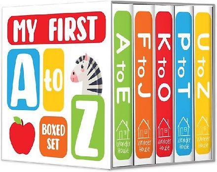 My First A to Z Boxed Set of 5 Books (Mini Board Books)