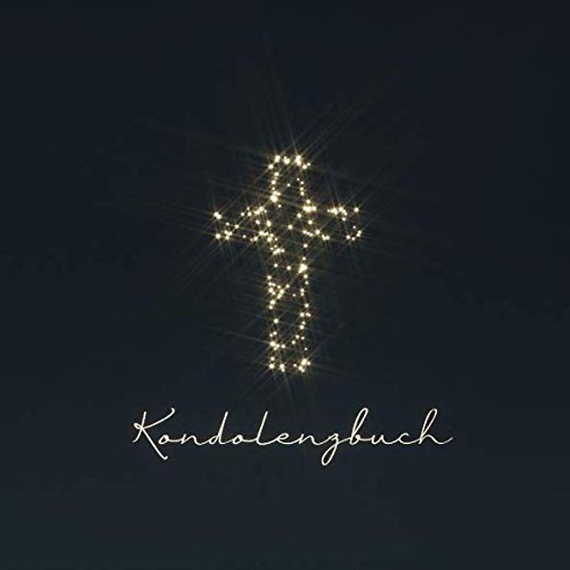 Kondolenzbuch: Gästebuch für Trauergäste mit 110 Seiten - Edition Grau-Gold