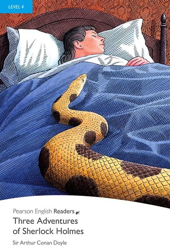 Three Adventures of Sherlock Holmes - Buch mit MP3-Audio-CD