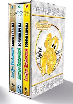 Lustiges Taschenbuch Sommerspiele Box mit Medaille