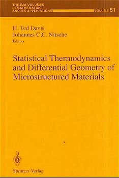 Statistical Thermodynamics and Differential Geometry of Microstructured Materials