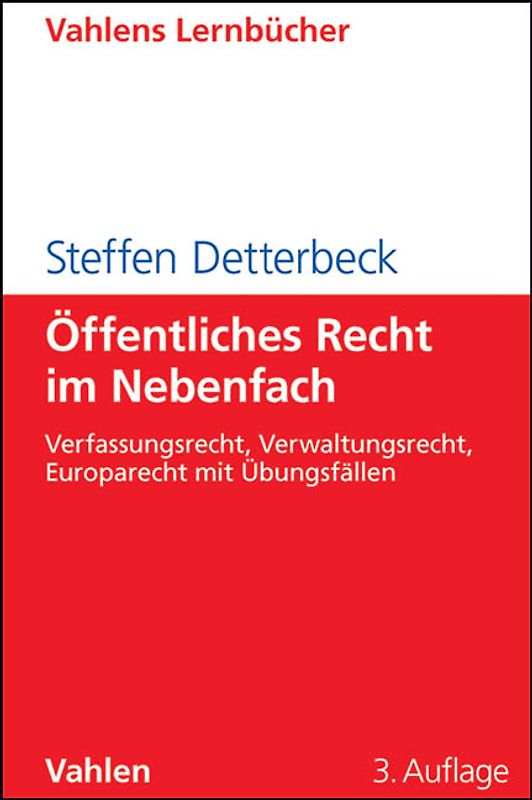 Öffentliches Recht im Nebenfach