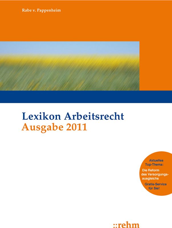 Lexikon Arbeitsrecht 2011
