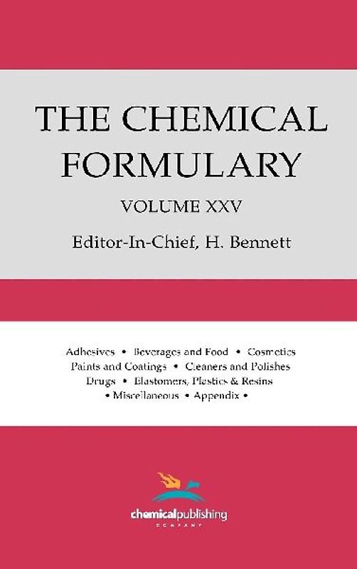 The Chemical Formulary, Volume 25