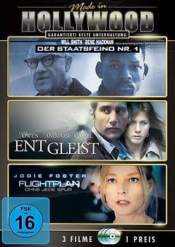 Made in Hollywood: Staatsfeind Nr. 1 / Entgleist / Flightplan [3 DVDs] DVD