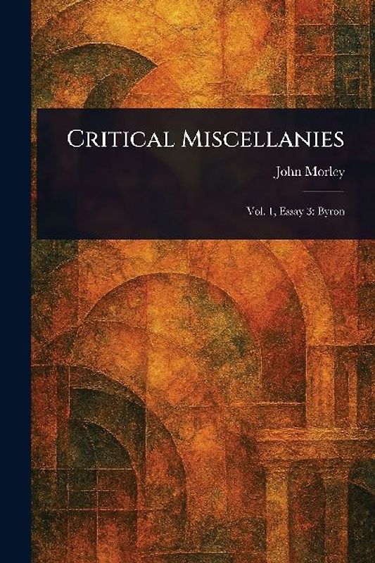 Critical Miscellanies