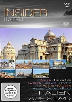 Insider - Italien: Special Edition ( 9 DVDs plus Parfum for Men - Eau de Toilette Spray"Pride of Rome" - 100 ml ) DVD