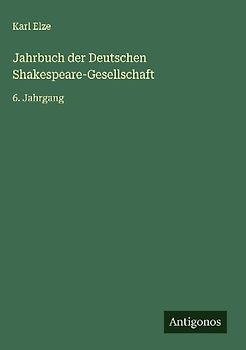 Jahrbuch der Deutschen Shakespeare-Gesellschaft