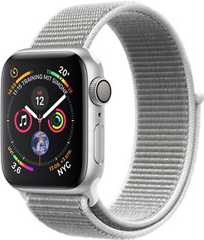 Apple Watch Series 4 40mm caja de aluminio en plata y correa Loop deportiva en color nácar [Wifi]