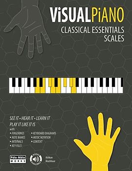 VISUAL PIANO: Classical Essentials - Scales (piano series)