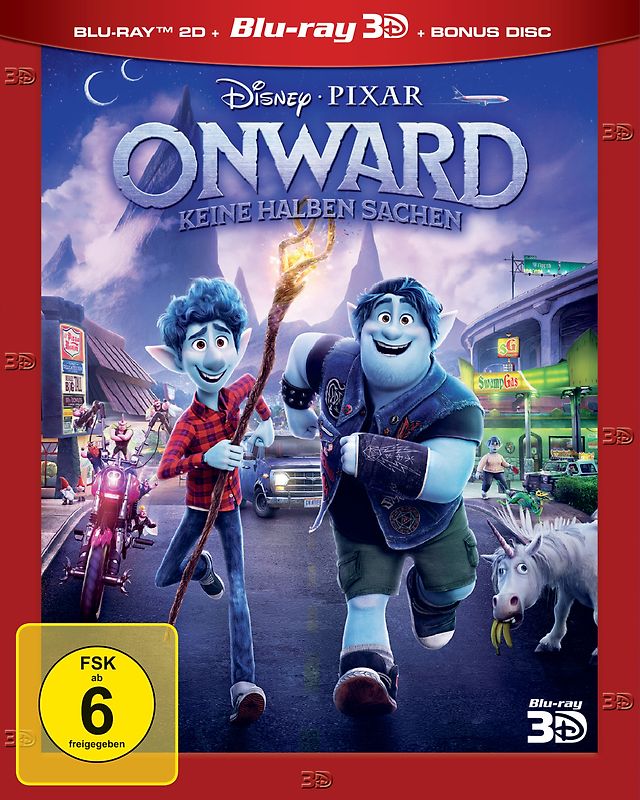 Onward - Keine halben Sachen 3D [inkl. 2 Blu-rays] 3D Blu-ray Disc