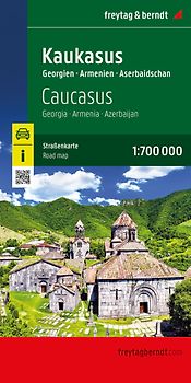 Kaukasus, Straßenkarte 1:700.000, freytag & berndt