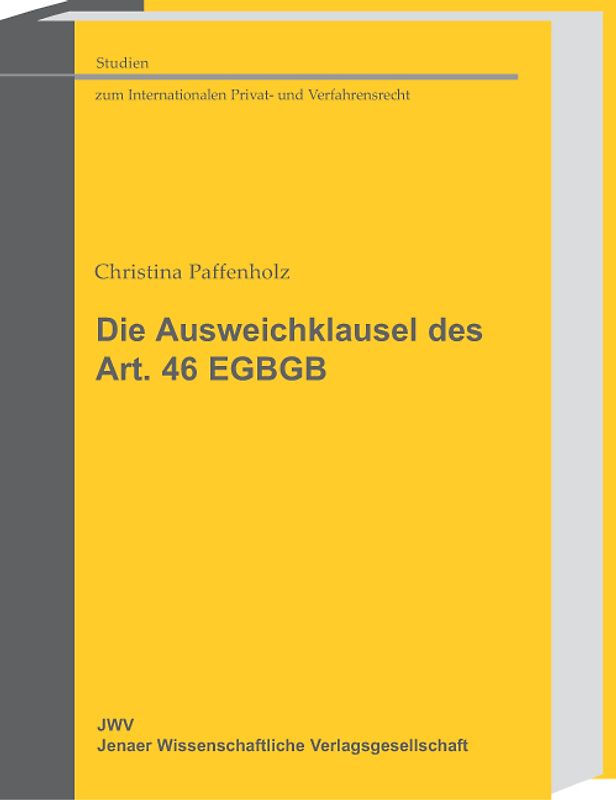 Die Ausweichklausel des Art. 46 EGBGB