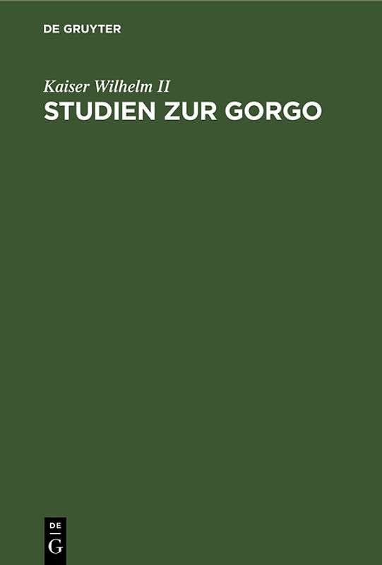 Studien zur Gorgo