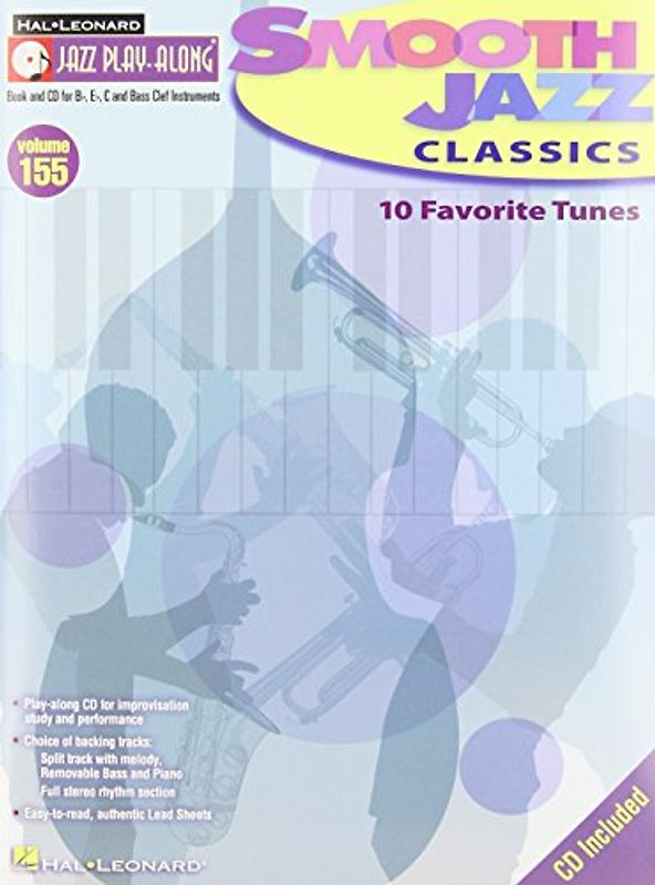 Jazz Play Along Volume 155 Smooth Jazz Classics All Inst BK/CD (Hal Leonard Jazz Play-Along) - Various