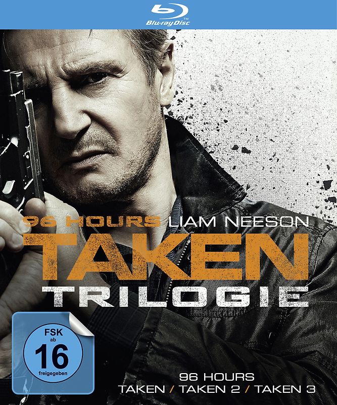96 Hours - Taken 1-3 [Digipak, 3 Discs] Blu-ray Disc