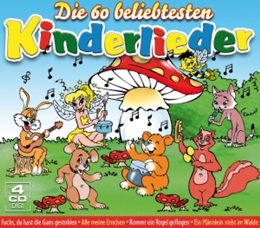 Various - 60 beliebtesten Kinderlieder [4 CDs]
