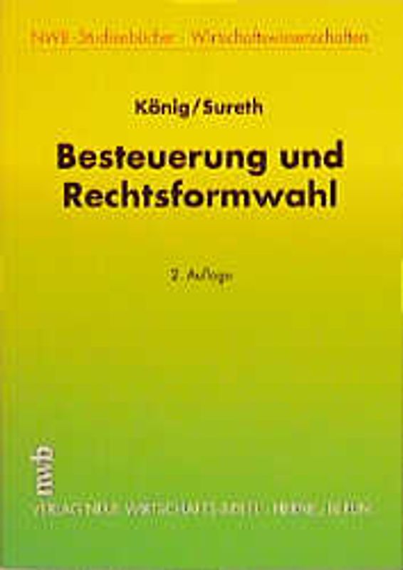 Besteuerung und Rechtsformwahl