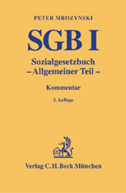 Sozialgesetzbuch Allgemeiner Teil