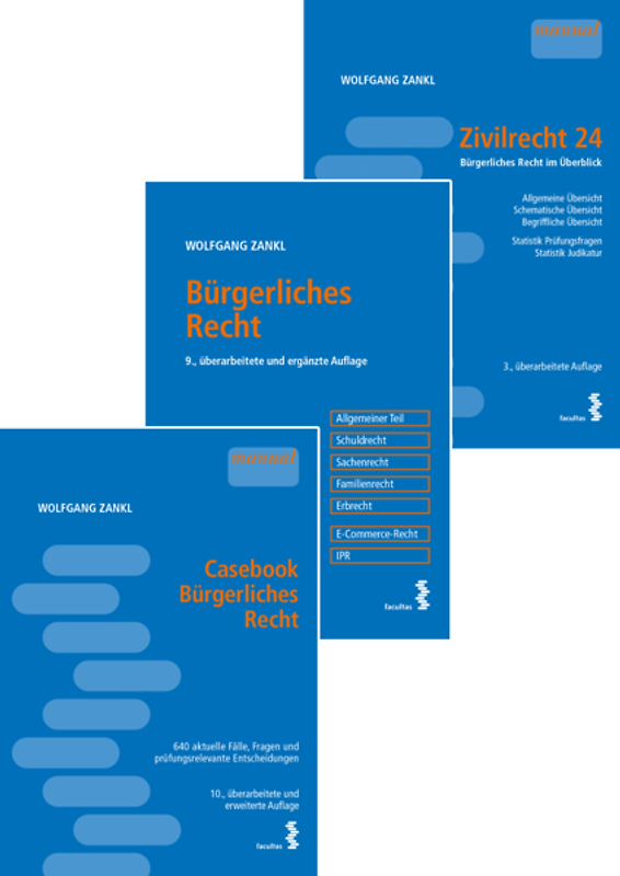Kombipaket Casebook Bürgerliches Recht, Bürgerliches Recht und Zivilrecht 24