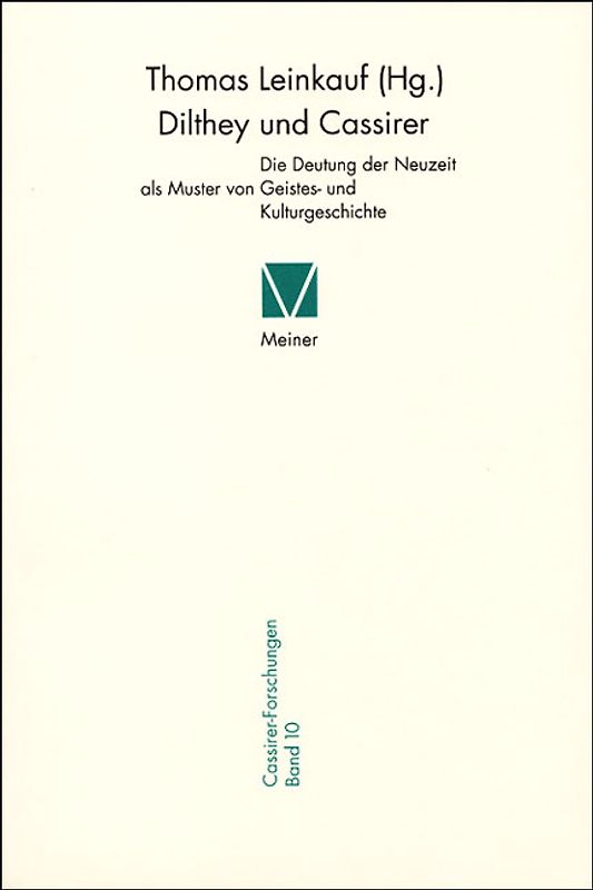 Dilthey und Cassirer