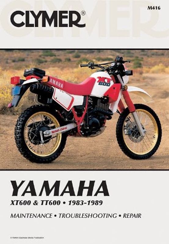 Yamaha XT/Tt600, 1983-1989: Service, Repair, Maintenance: Clymer Workshop Manual (Clymer Manuals Motorcycle Repair) - Scott, Ed