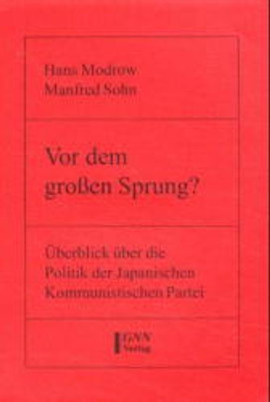 Vor dem grossen Sprung?