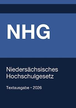 NHG - Niedersächsisches Hochschulgesetz 2026