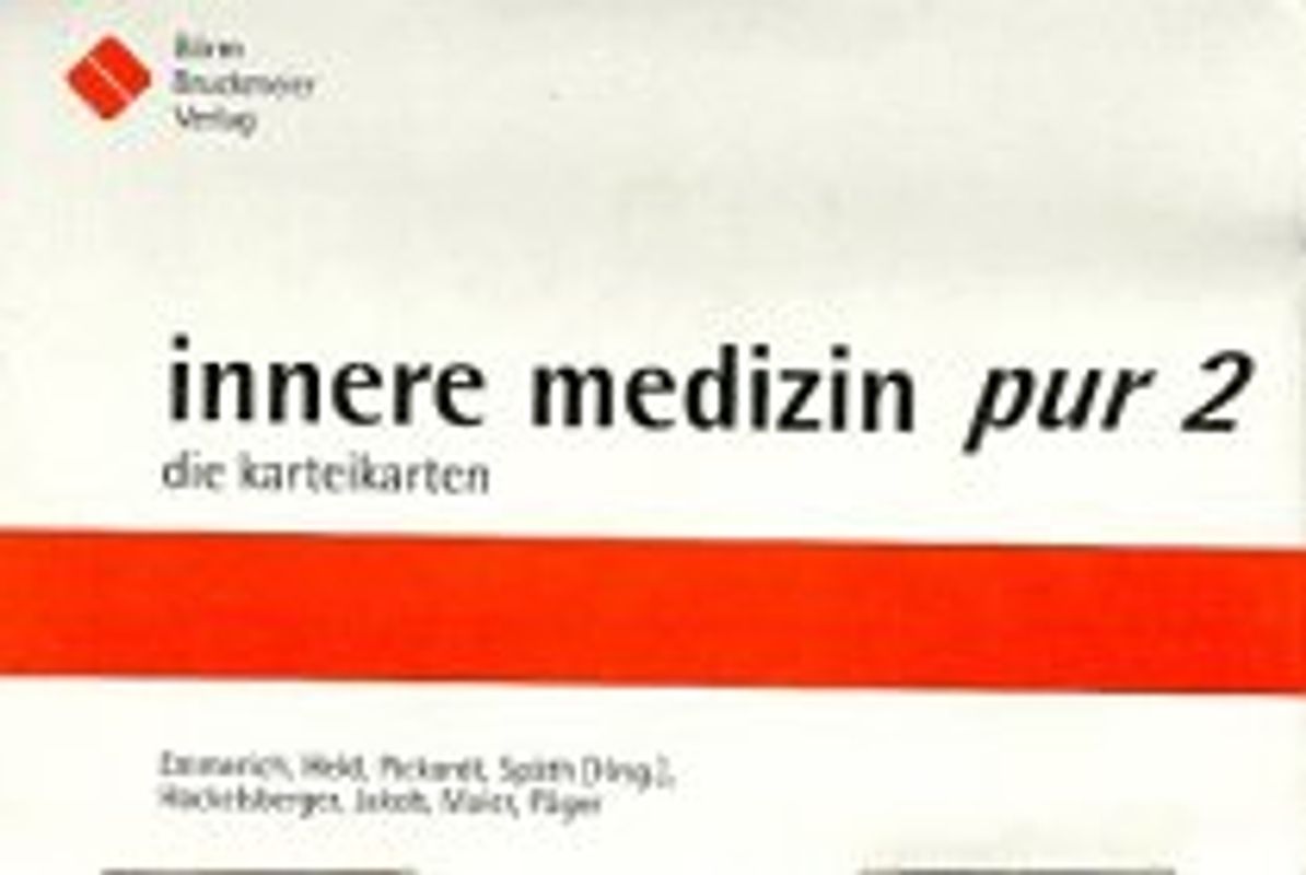 Innere Medizin pur 2. Die Karteikarten