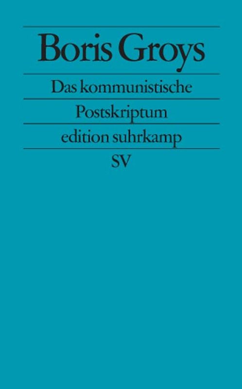 Das kommunistische Postskriptum