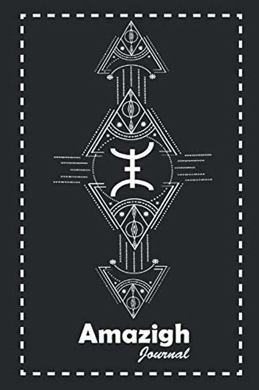 Amazigh Journal: Ancient Berber Amazigh Women Tattoo themed Lined Notebook To write in