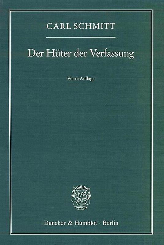 Der Hüter der Verfassung.