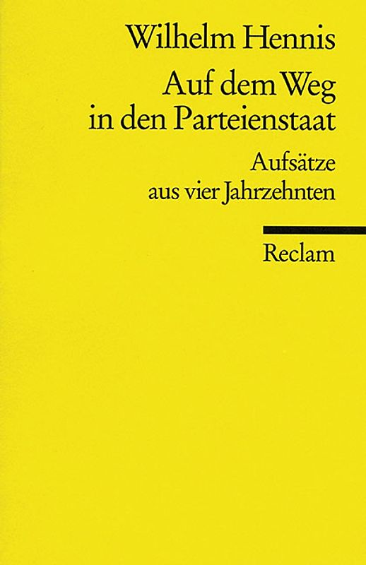 Auf dem Weg in den Parteienstaat