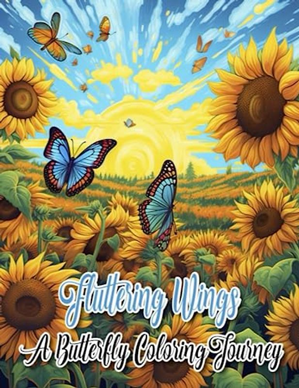Fluttering Wings: A Butterfly Coloring Journey
