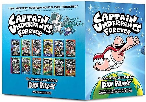 Captain Underpants Forever Box set (#1-12)