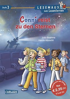 LESEMAUS zum Lesenlernen Stufe 3: Conni reist zu den Sternen