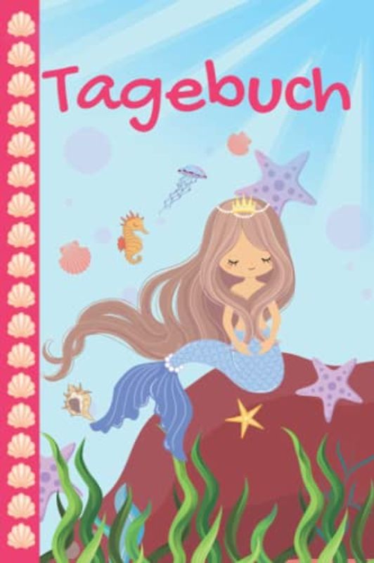 Meerjungfrauen Tagebuch: Tagebuch für Mädchen um die tollsten Erlebnisse und Erfahrungen einzutragen|120 Seiten |DIN A5| Achtsamkeit| Dankbarkeit| ... Erlebtes festhalten und dokumentieren Mädchen