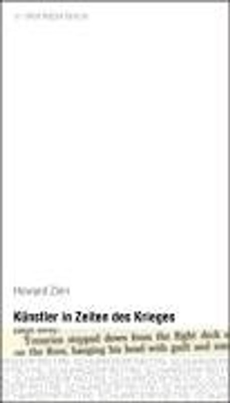 Künstler in Zeiten des Krieges