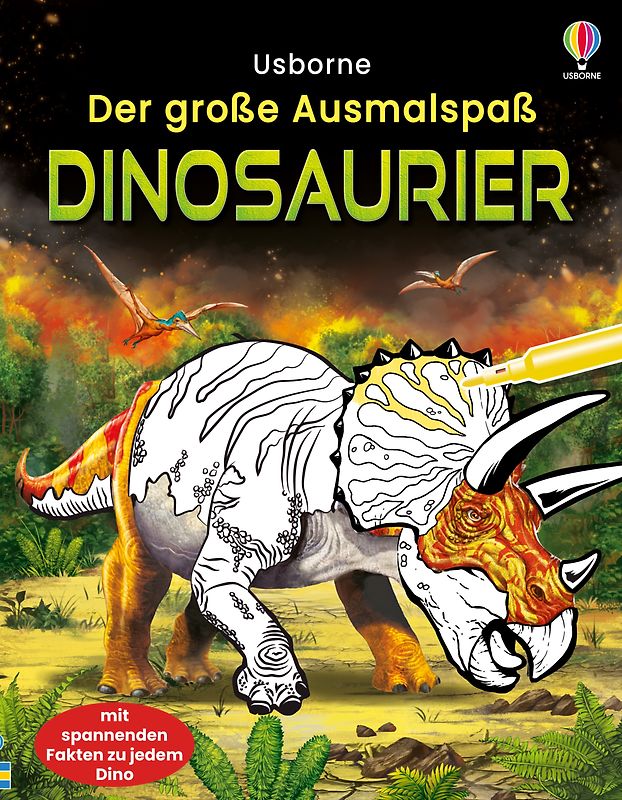 Der große Ausmalspaß: Dinosaurier