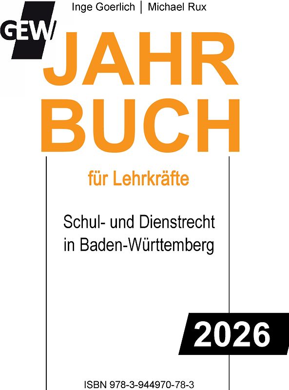 GEW-Jahrbuch 2026 für Lehrkräfte