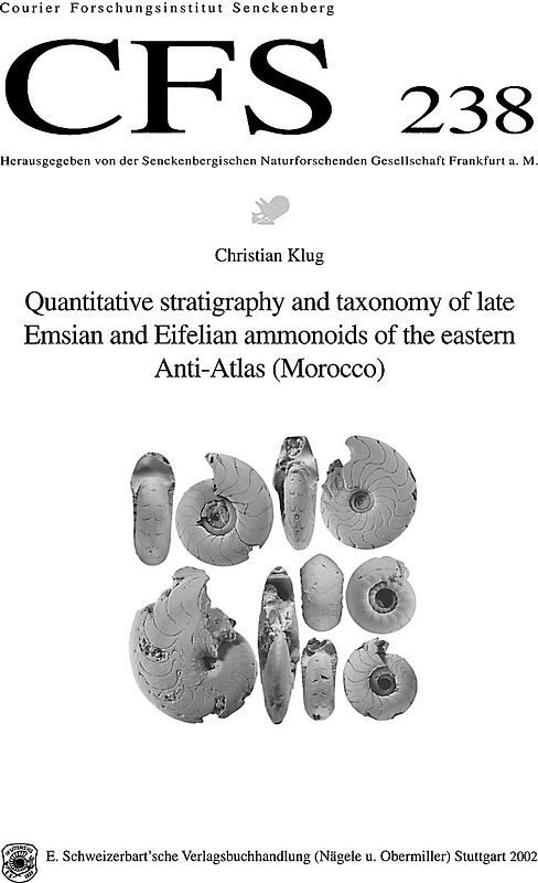 Quantitative stratigraphy and taxonomy of late Emsian and Eifelian ammonoids of the eastern Anti-Atlas (Marocco)