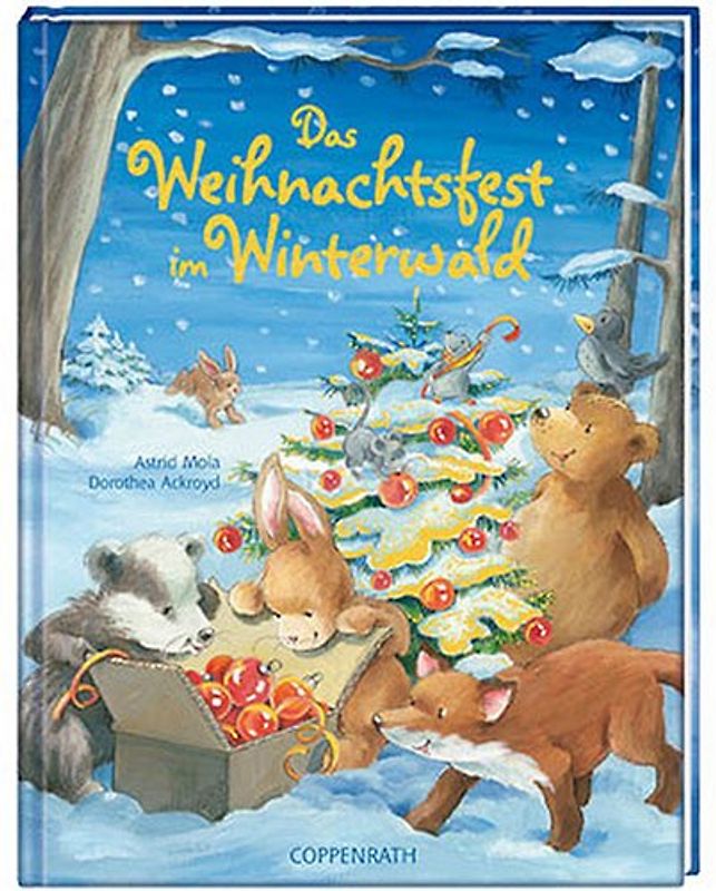 Das Weihnachtsfest im Winterwald