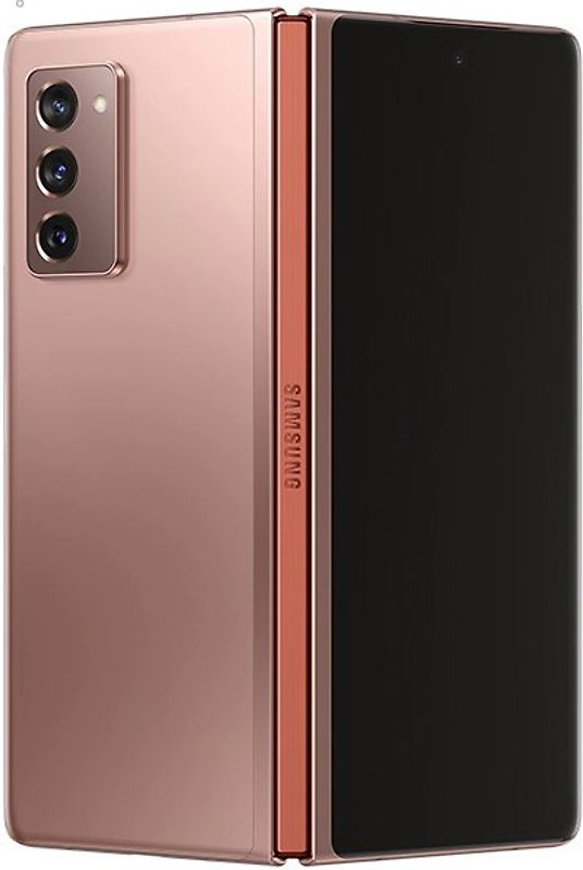 Samsung Galaxy Z Fold2 5G Dual SIM 256GB [Scharnierabdeckung metallic red] mystic bronze