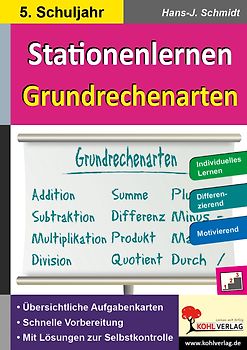 Stationenlernen Grundrechenarten / Klasse 5