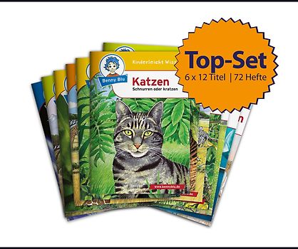 Benny Blu - Top-Seller-Set 1 12 x 6 Titel ( 72 Wissensbücher )